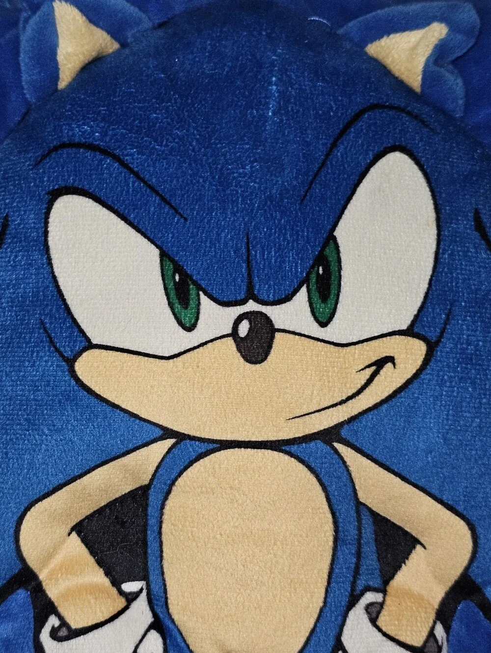 Sonic the Hedgehog Plush Pillow - Blue Character Cozy Snuggle
